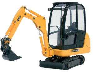 MINI EXCAVADORA JCB 8016 CON PALA