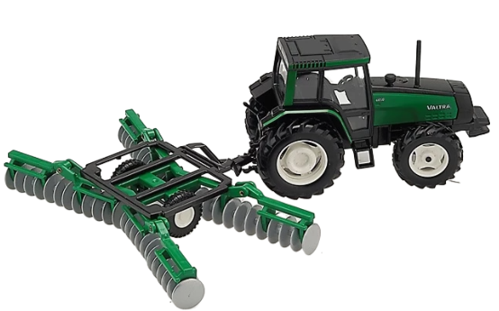 Miniatura Joal 255 — TRACTOR VALTRA CON GRADA DE DISCOS