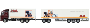 Miniatura Joal 355C - VOLVO FH12 CON DOBLE TRAILER LARGO