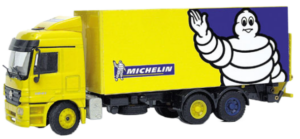 Miniatura Joal 356 - MERCEDES ACTROS CON TRAILER Y PLATAFORMA DE DESCARGA MICHELIN