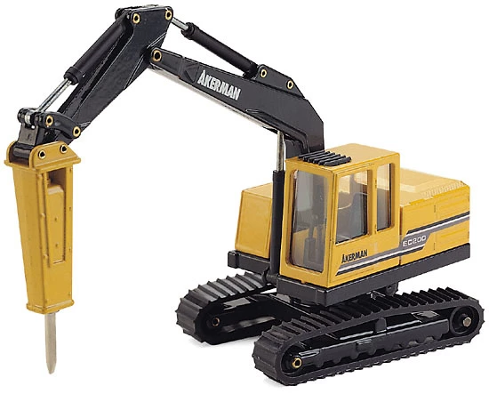 EXCAVADORA AKERMAN EC200/H7C CON MARTILLO HIDRAULICO