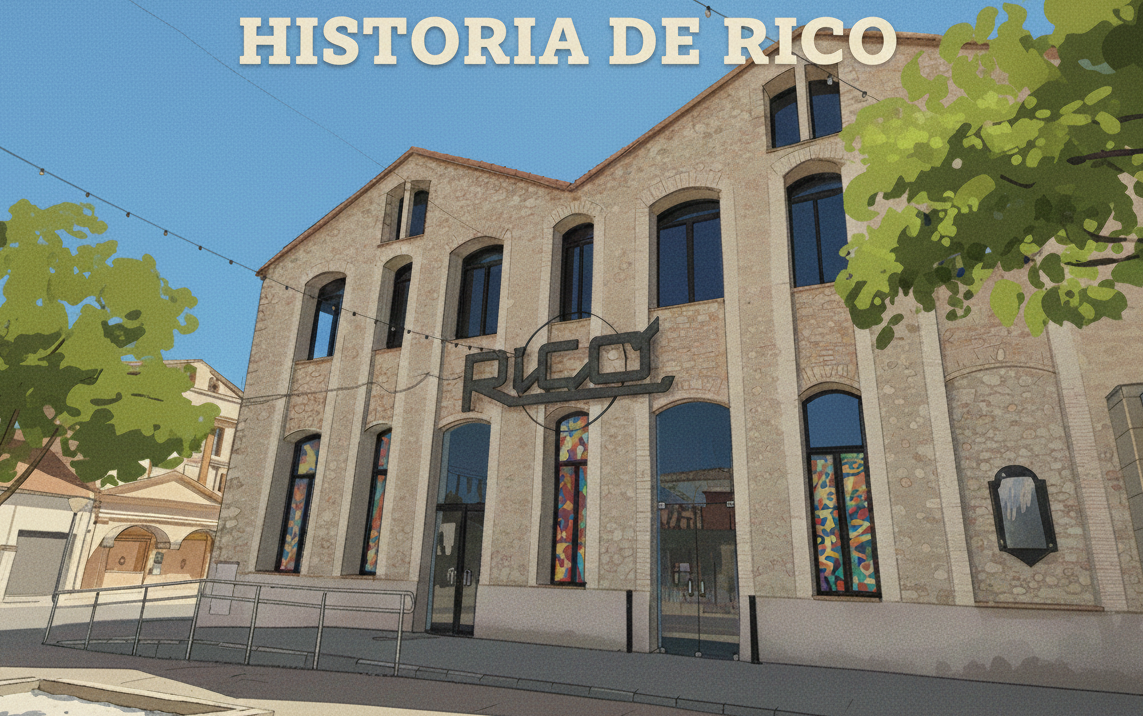 Fachada de la antigua fábrica de juguetes Rico S.A. en Ibi