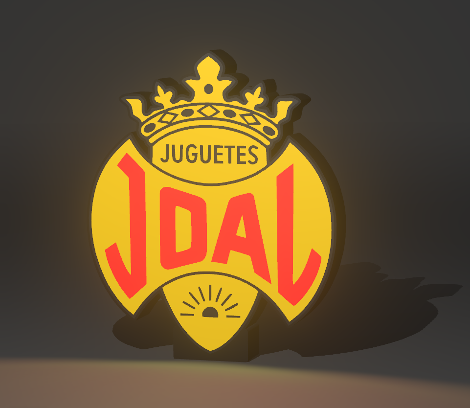 Lámpara artesanal JOAL — encendida